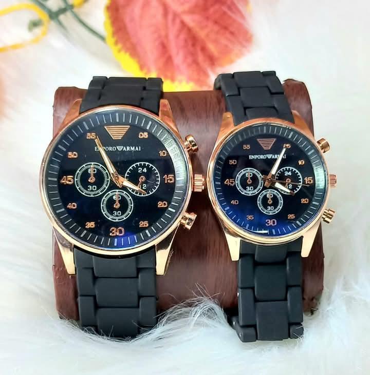 Modern Couple Watch Set – Stylish Matching Design with a Premium Look for Every Dress