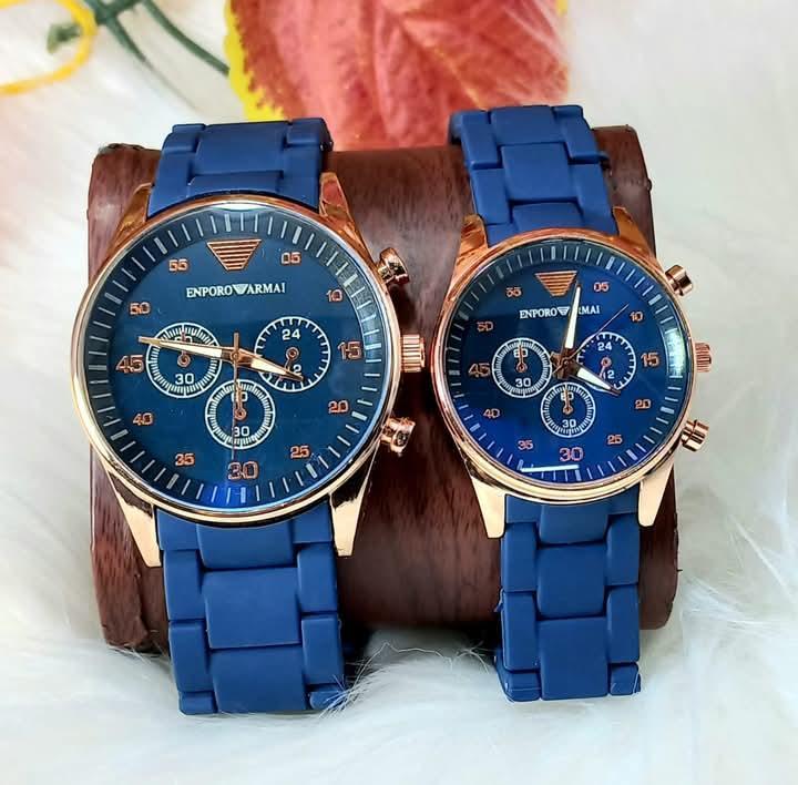 Modern Couple Watch Set – Stylish Matching Design with a Premium Look for Every Dress