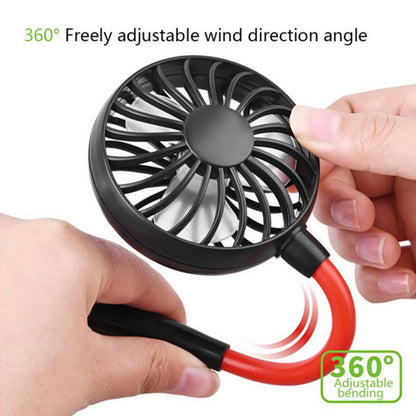 Portable Rechargeable Neck Fan – Hands-Free Bladeless Cooling Fan with 3 Speed Modes & Long Battery Timing