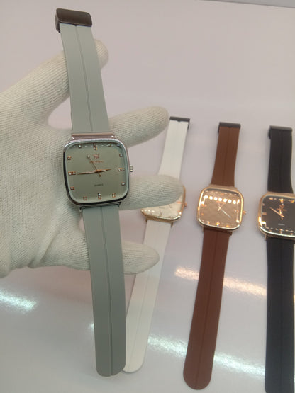 Royal Silicone-Strap Watches with Master-Lock With Multi-Color Sport & Casual Use