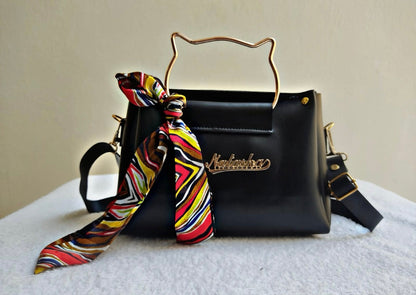 Top Trending Cat Handle Shoulder Bags, Crossbody Bags With Beautiful Tie and Buckle, Latest Design Hand Bags, For All Beautiful Girls & Women