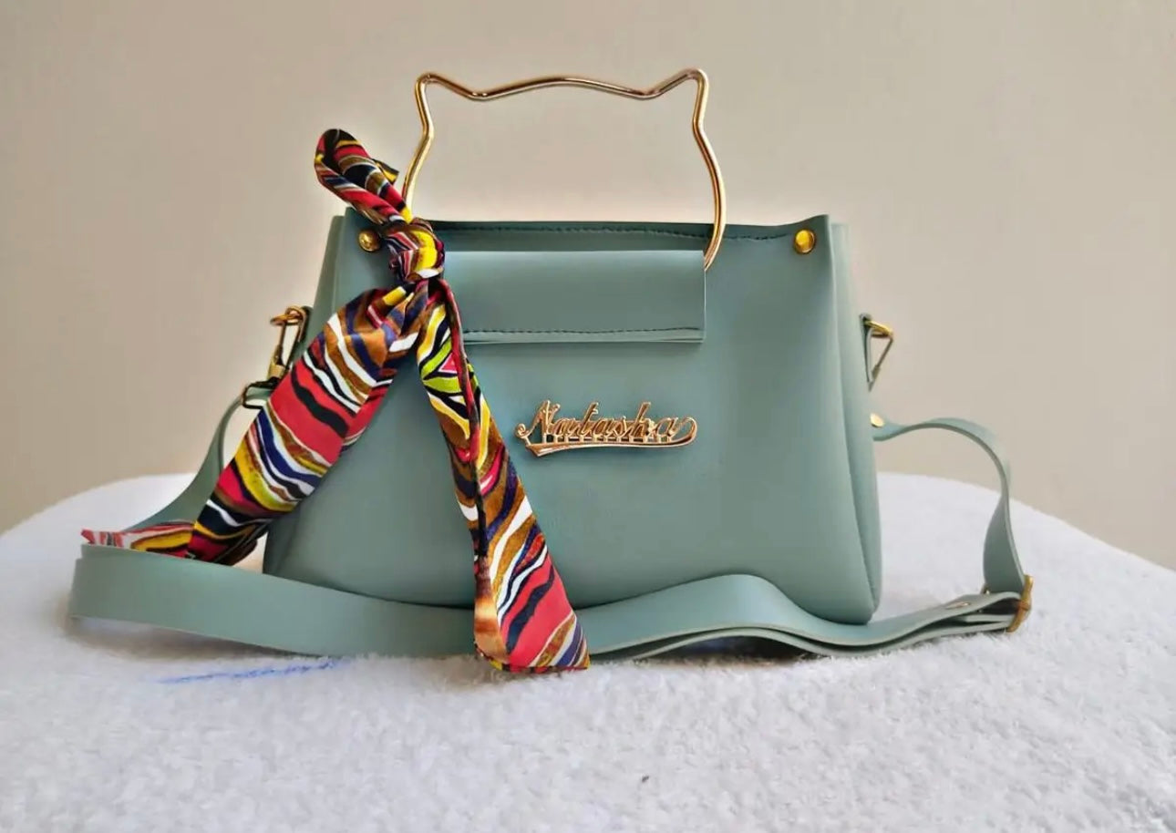 Top Trending Cat Handle Shoulder Bags, Crossbody Bags With Beautiful Tie and Buckle, Latest Design Hand Bags, For All Beautiful Girls & Women